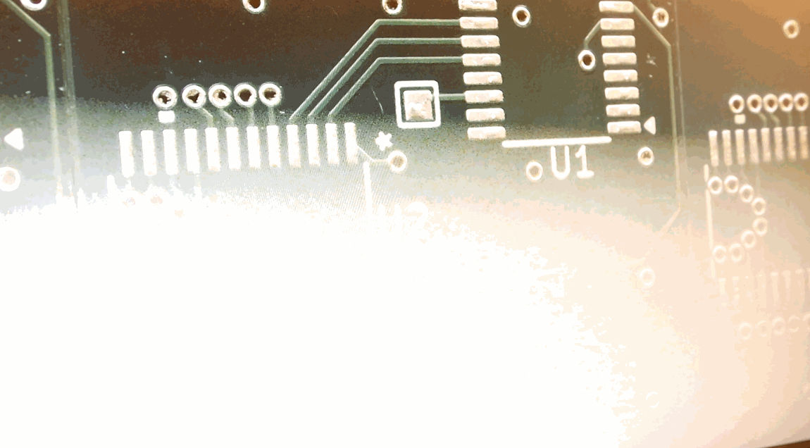 Close up positioning stencil