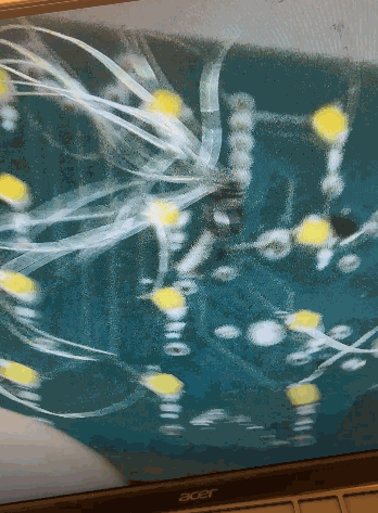 Jumperwire mess of a board