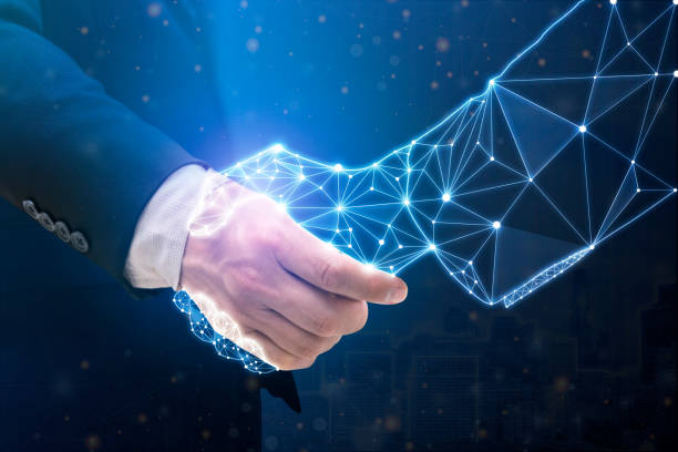 Shaking hands with the ai